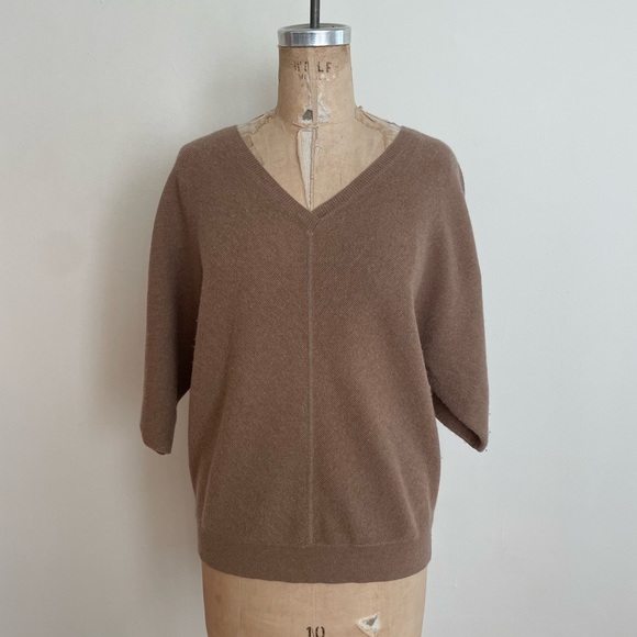 r label Sweaters - R Label the reset wool cashmere sweater tan brown small medium